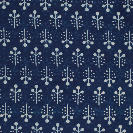 Indian Block Print Indigo Print